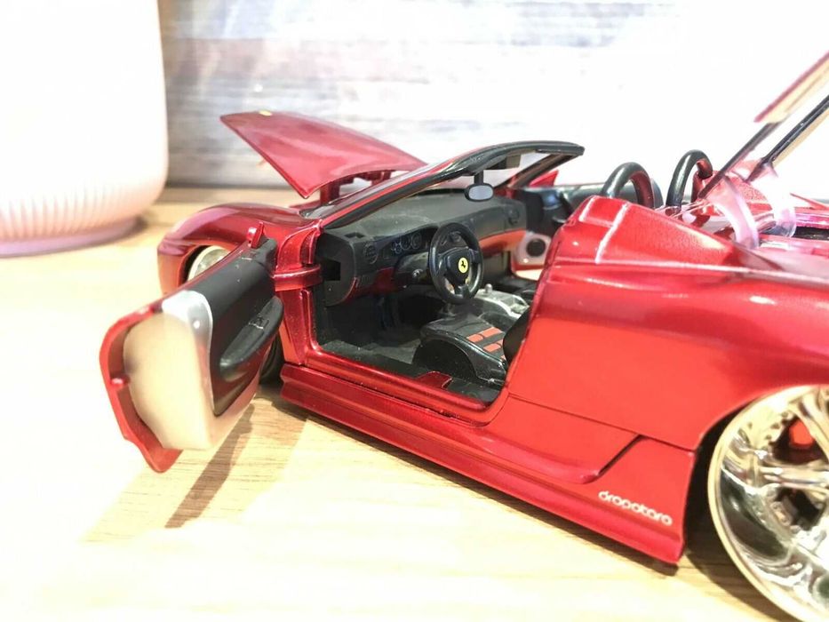 Метална количка Hot Wheels Ferrari 360 Spider 1/24 Dropstars Custom