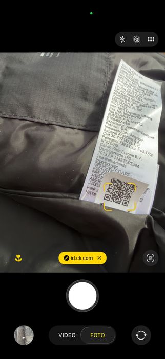 Geaca lunga barbati neagra Calvin klein S , M