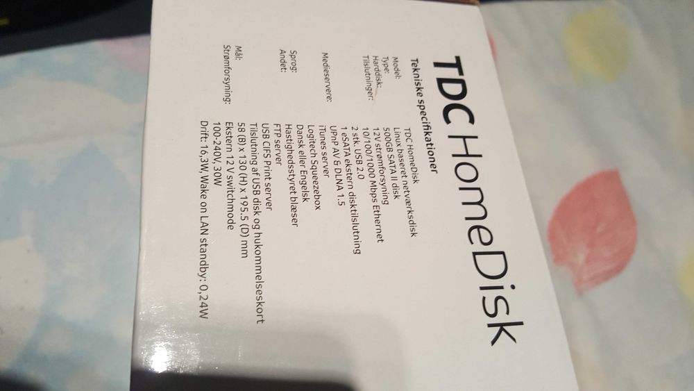 NAS TDC HomeDisk ZYXEL NSA310 pt 1 hdd SATA