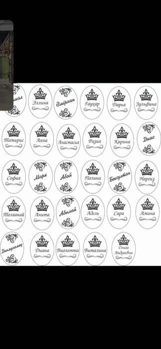 Именные столовые наборы