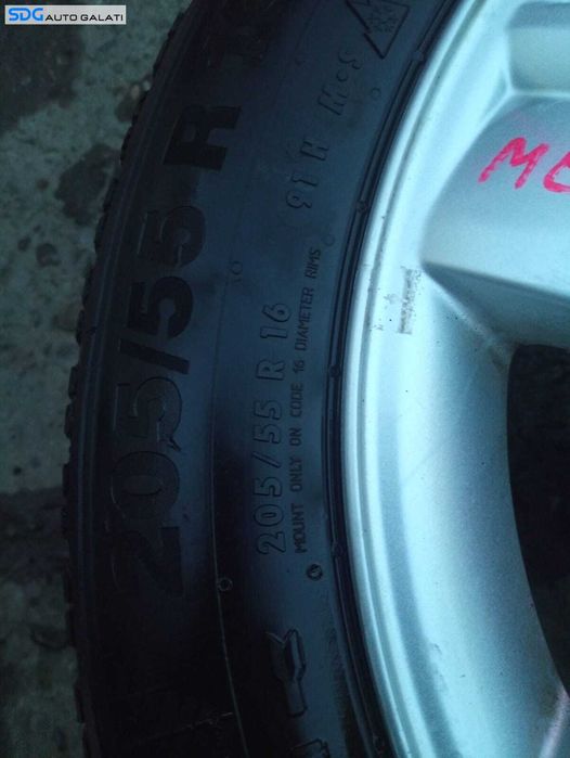 Roata Janta Aliaj 205 55 R16 Renault Megane 2 2002 - 2008 Cod 8200310797 [M7218]
