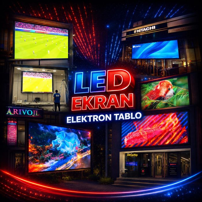 LED ekran Elektron tablo Bo'rtma harflar