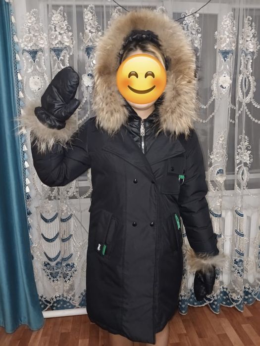 Зимняя куртка в хорошем состоянии теплая