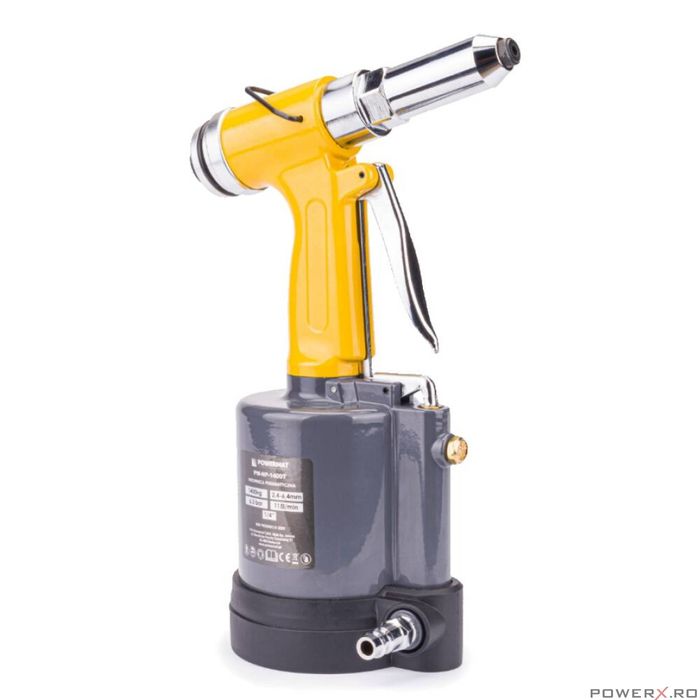 Pistol pentru nituit pneumatic, pop nituri 1400 Kg, Powermat