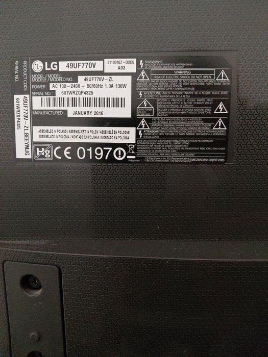 Телевизор LG 49 инча