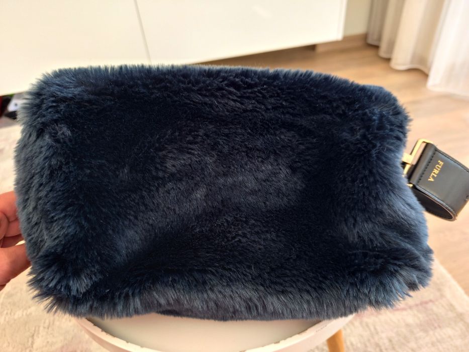 Дамкса чанта Furla Navy