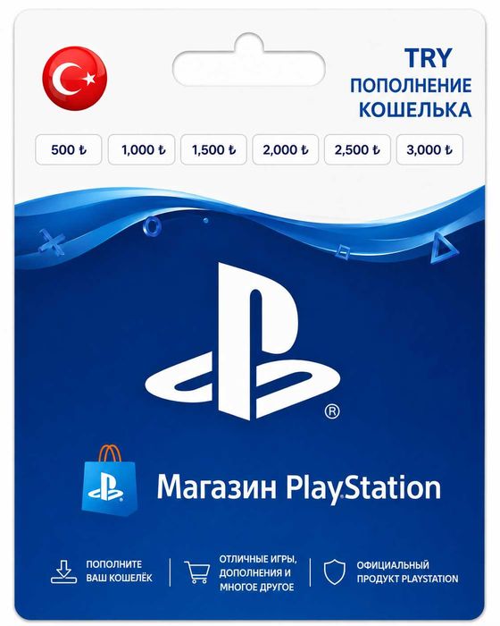 Подарочные карты Gift Card PLAYSTATION STORE