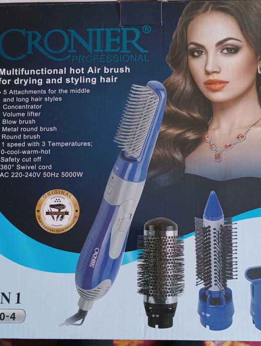 Фен щётка с насадками