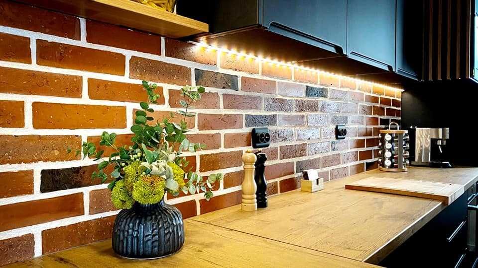 Caramida vintage feliata placaj Bricked.ro