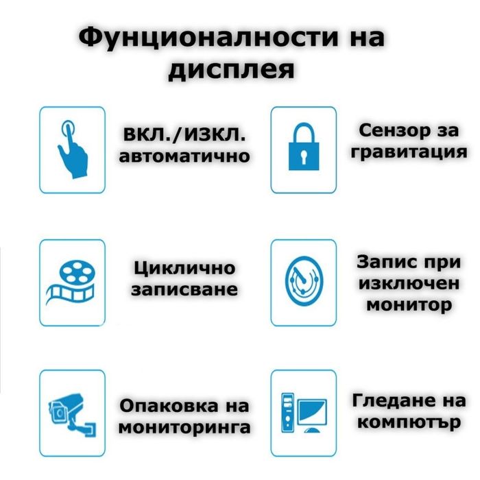 Видеорегистратор тип огледало за задно виждане