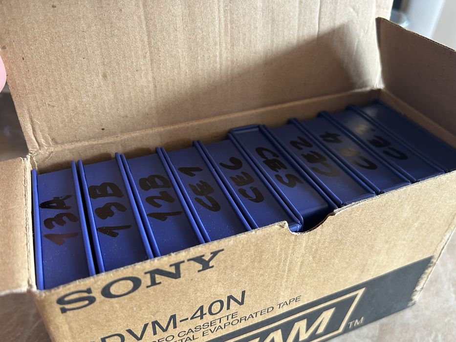 Casete video Sony MiniDV profesionale