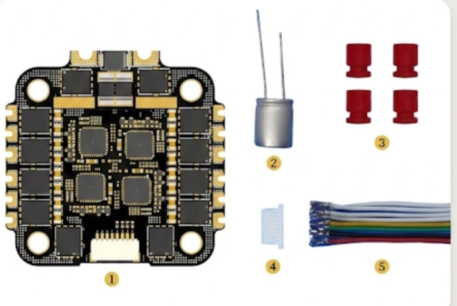 Новый 4-в-1 ESC FlyingRC 45A AM32 (3–6S)