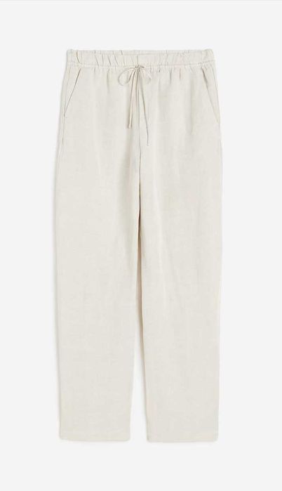 Новые джоггеры /брюки лен/хлопок H&M, размер XL /XXL (56/62)