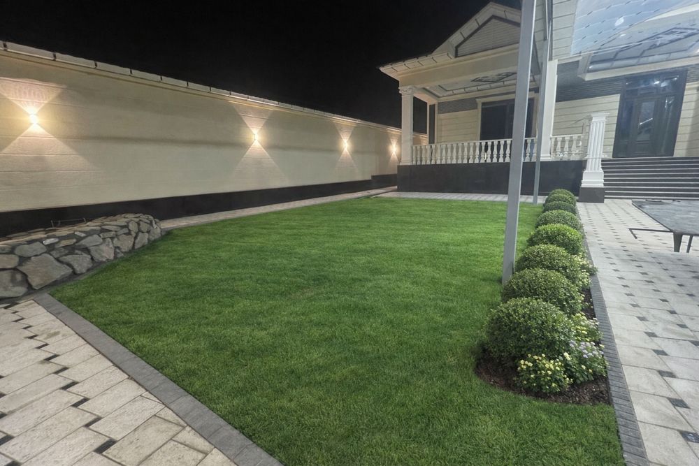 Газон,автополив,дизайн