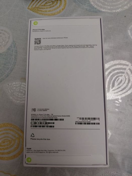 Продам IPhone 17, 1 Тб
