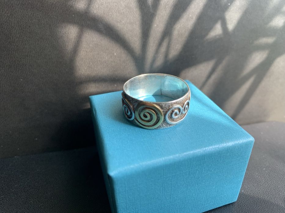Кольцо серебрянное ручной работы