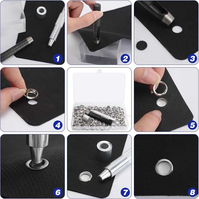 Комплект капси замба замби за брезент платнища кожа винил билборд ф12