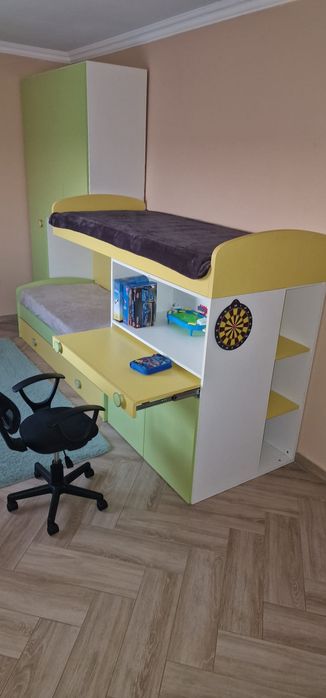 Pat supraetajat cu somiera