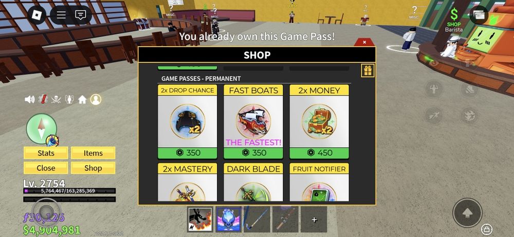 Продам блокс фрукт акк