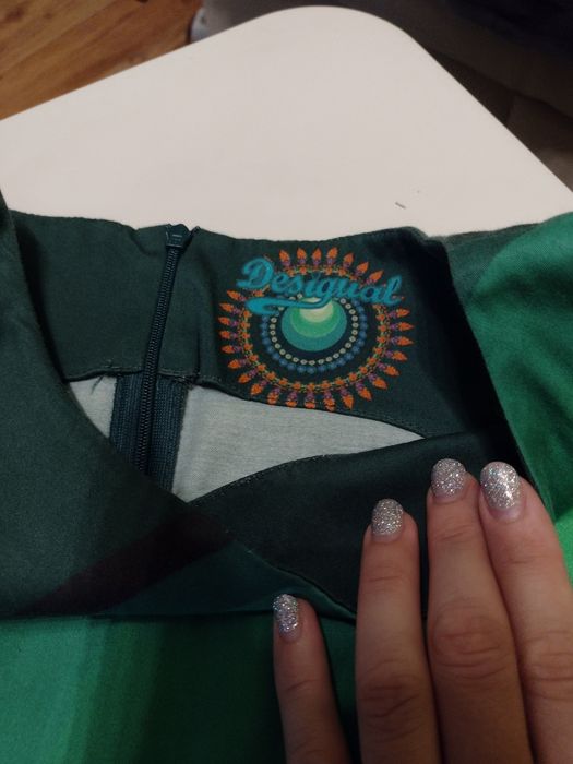 Rochie desigual verde S