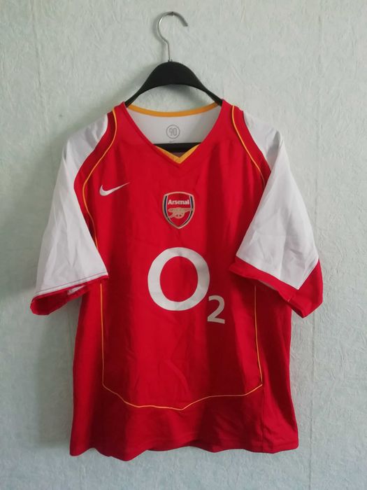 Arsenal Nike 2004 Total 90 T90 оригинална тениска фланелка Арсенал