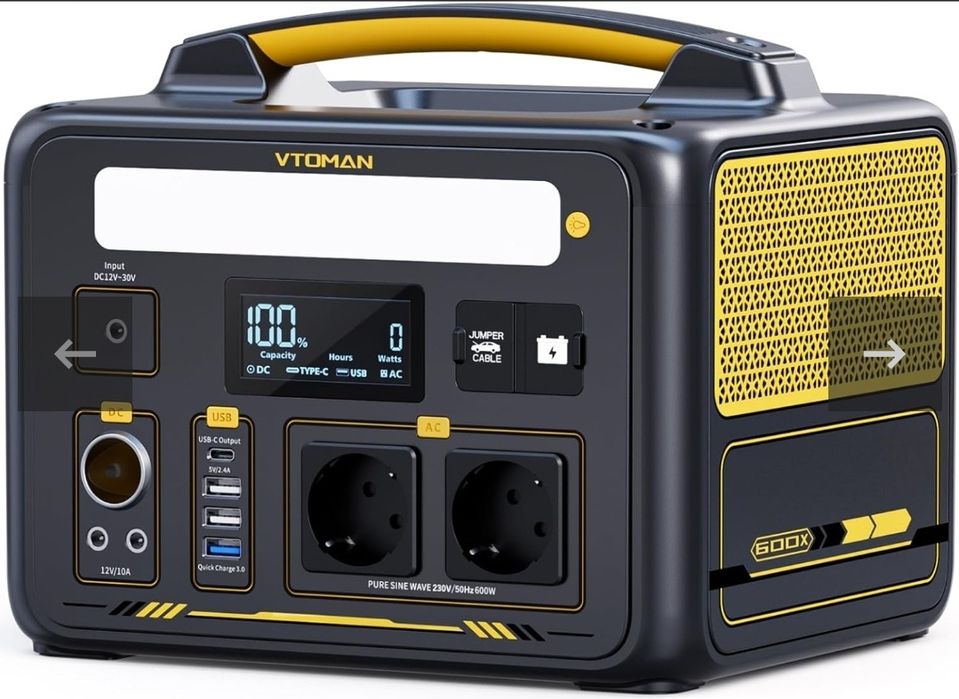 STATIE PORTABILA VTOMAM 600X  cu generator solar