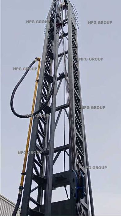 Роторная буровая машина 1000 метровый , дизельный, на прицепе