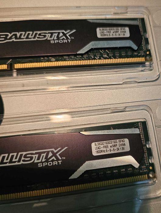 RAM Crucial Ballistix Sport 8 gb ddr3