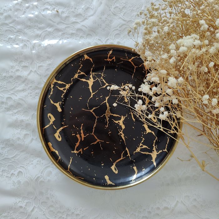 Новый сервиз Ella 32 шт, мраморный стиль — на 6 персон, Астана