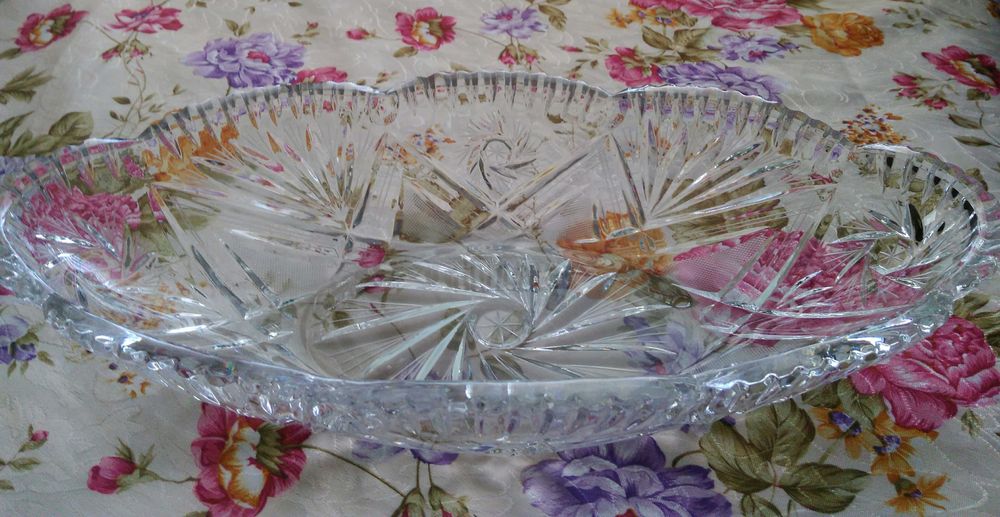 Кристална голяма елипсовидна купа, фруктиера