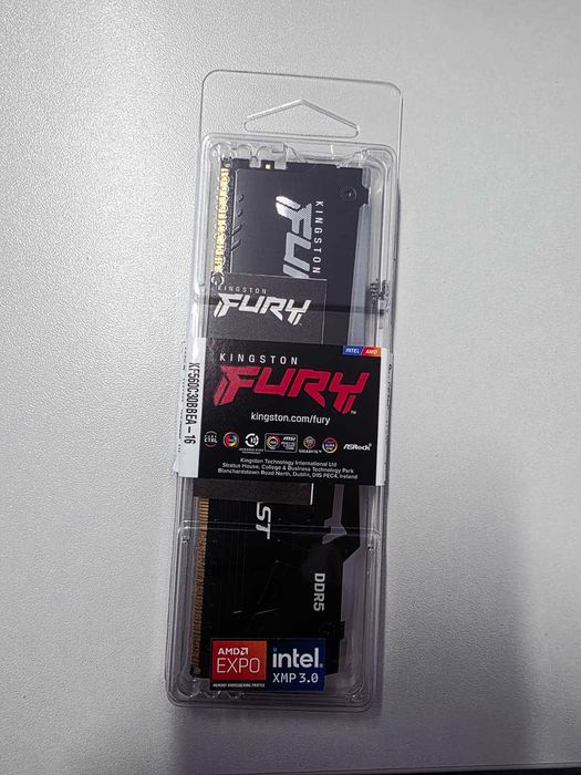 Memorie RAM Kingston Fury Beast DDR5 16GB, 6000MHz, CL30, model KF560C30BBEA-16
