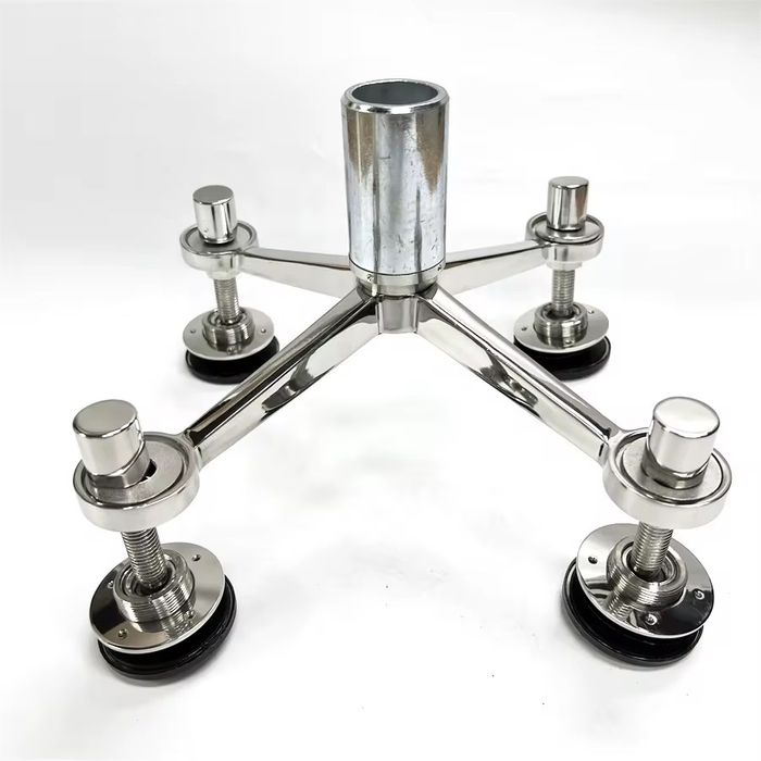 4 Arms Curtain Wall Glass Spider System by Kin Long