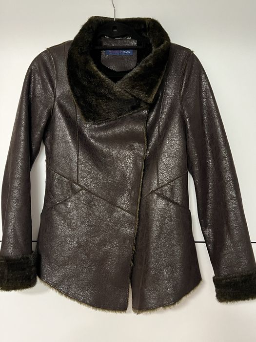 Cojocel Trussardi Jeans marimea M maro