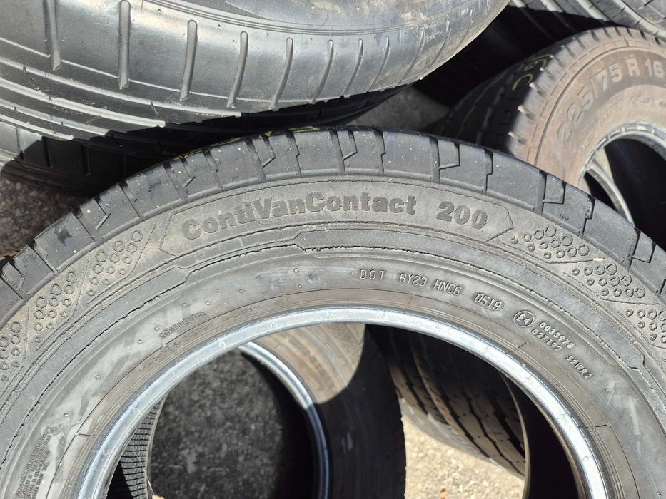 2 Anvelope de VARA - 205/75/16C - Continental Van Contact 200 - Stare F BUNA - DOT 2019 !
