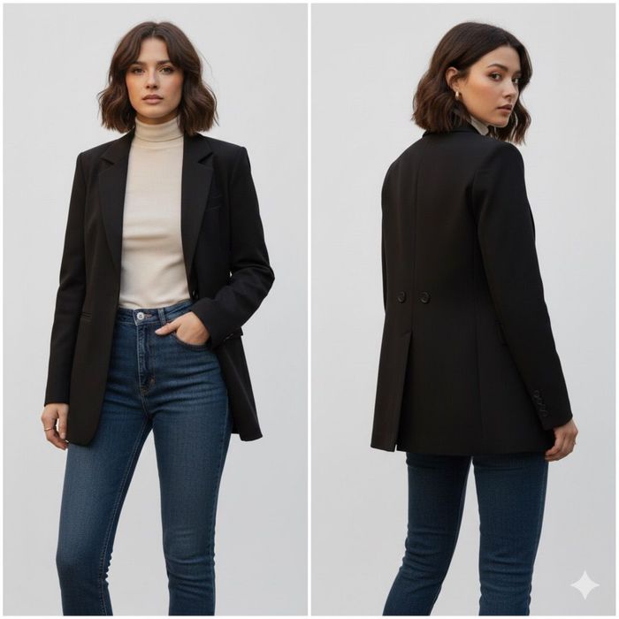 Dedoce черный пиджак , новый