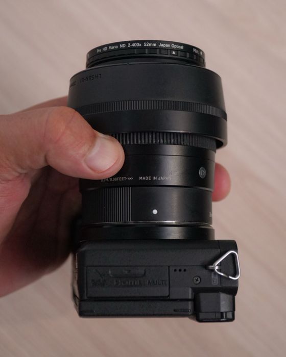 Sony a6400 sigma 30mm f/1.4.