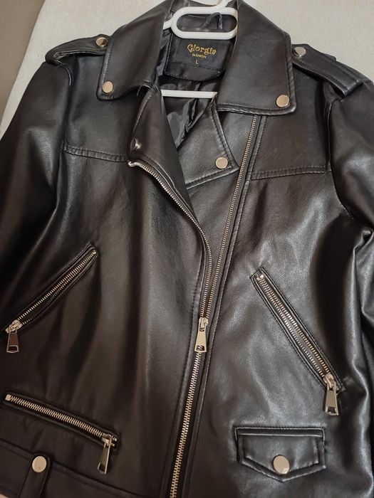 Дамско кожено яке