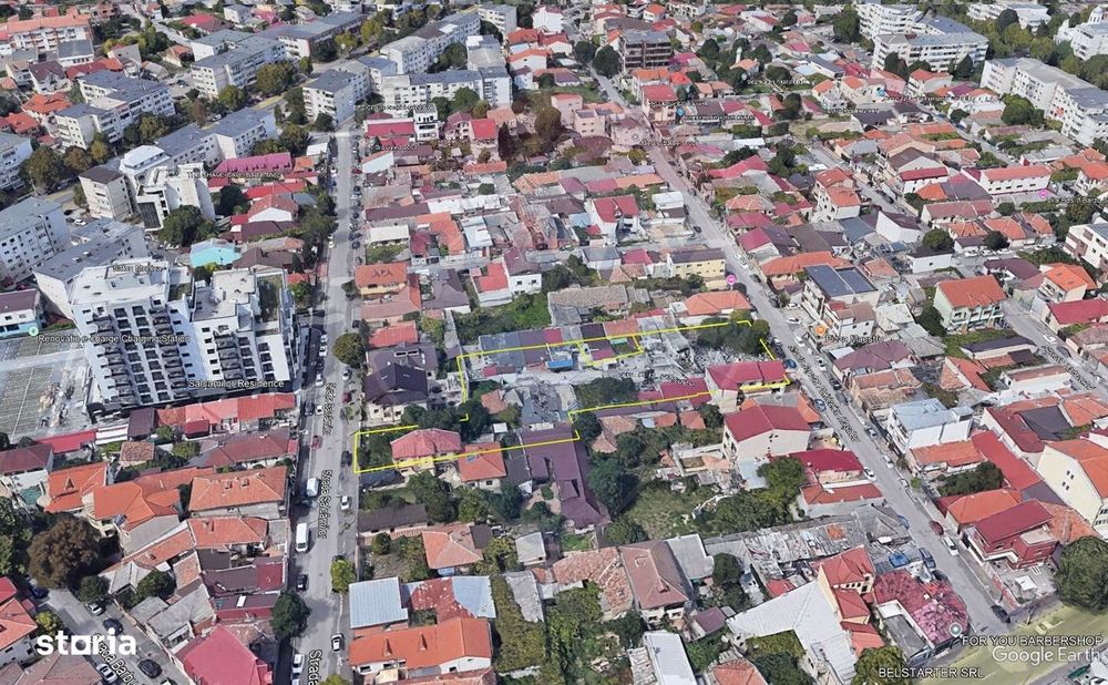 Teren de vanzare 2,818mp Constanta Strada B. P. Hasdeu si Salcamilor