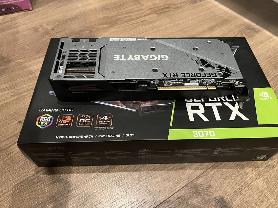 Видео карта/ Gigabyte RTX 3070 Gaming OC 8G