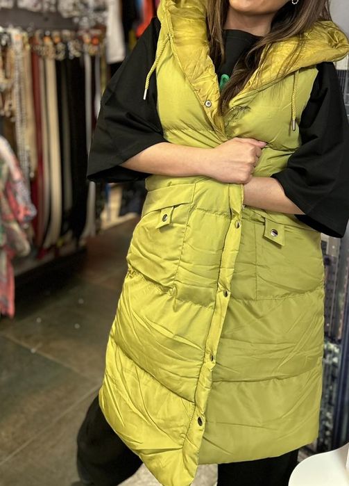 Дамски дълъг елек-нов