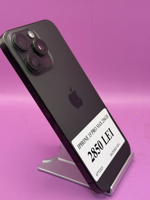 Iphone 15 pro max 256gb•amanet matei crangasi•07723