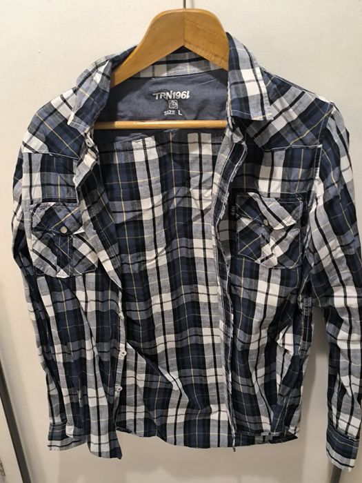 Мъжка риза с дълъг ръкав