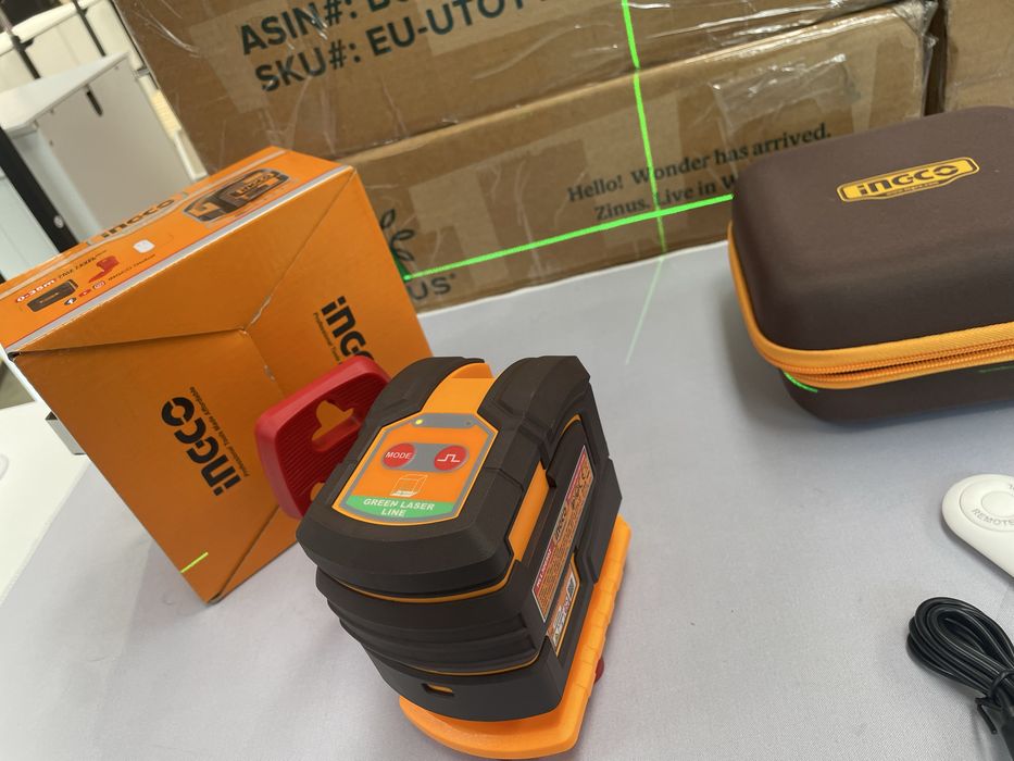 INGCO HLL306502 Nivelă laser cu autonivelare verde 35 m, 5 linii