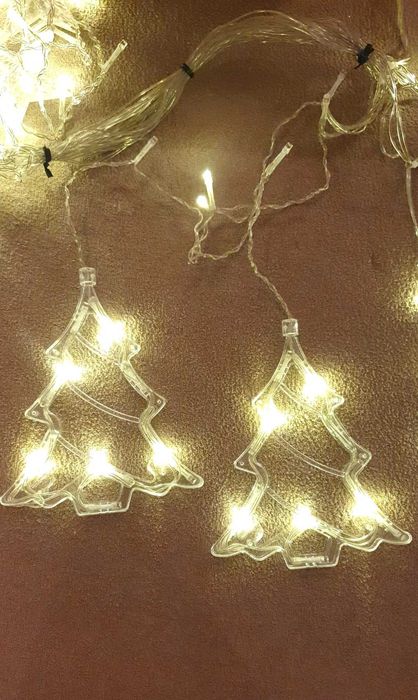 Decoratiune cu lumina Led de Crăciun cu telecomanda 3 m