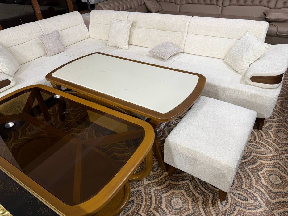 Yumshoq mebel sifatiga kafolat beramiz  ichlari sasna oyoqlari yongʻoq