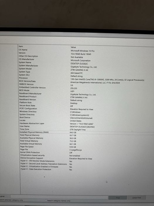 Pc Gaming Intel Core i9 13900KS RTX 4090