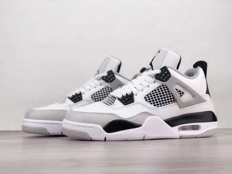 Nike Jordan Retro 4 Military Black Мъжки Дамски Маратонки 36-47