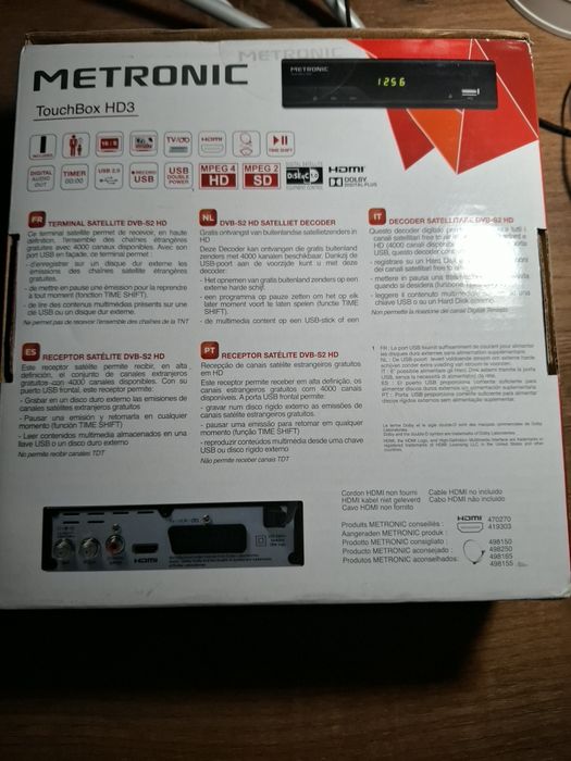 Receptor satelit Metronic TouchBox HD3.