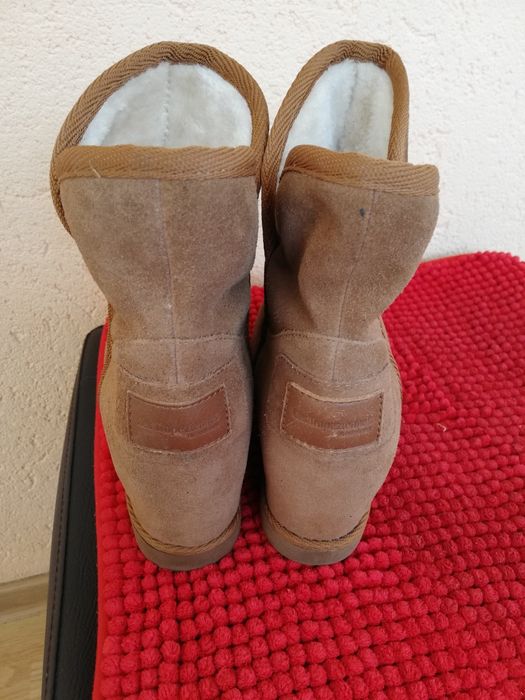 Ghete cu blana nr 39 Las Tropez piele întoarsă