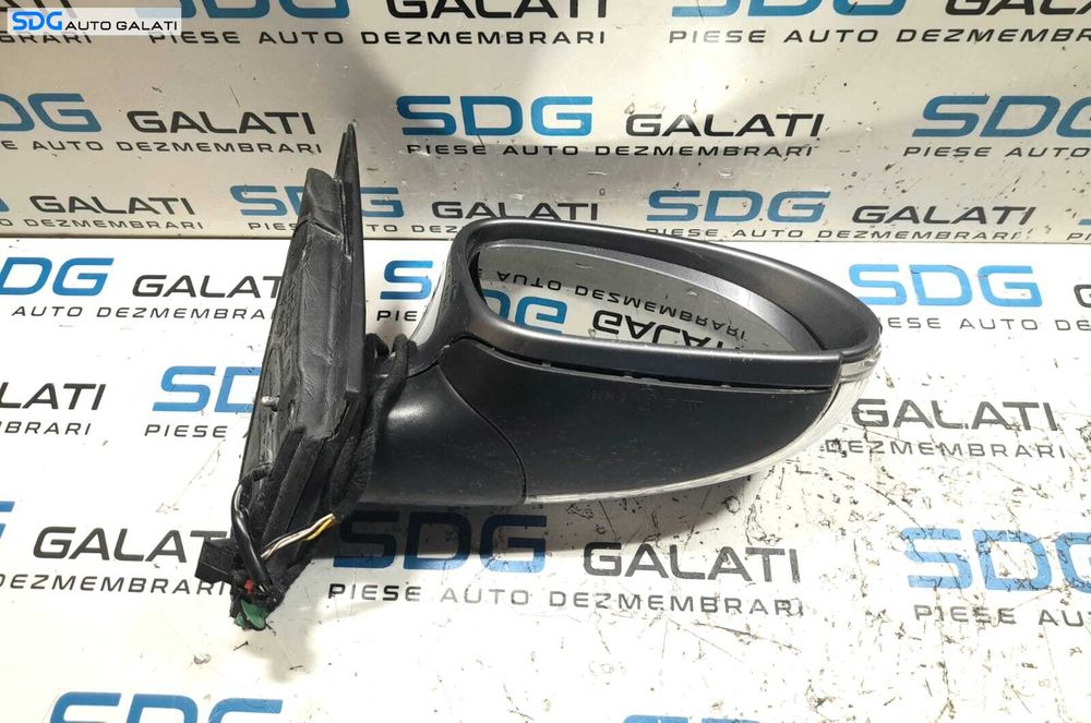 Oglinda Electrica Dreapta cu Semnalizare Volkswagen Passat B6 2005 - 2010 Culoare LA7T Cod 3C0857934 [N0413]